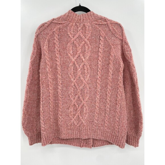 CABI Confection Wool Alpaca Silk Blend Cable Knit Cardigan Sweater Size XS - Picture 4 of 6